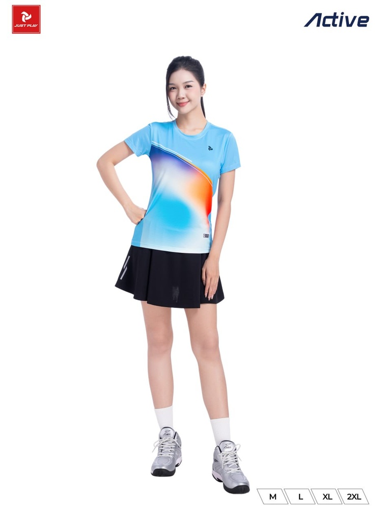 Ao_The_Thao_JUST_PLAY_Active_Nu_Xanh_Bien