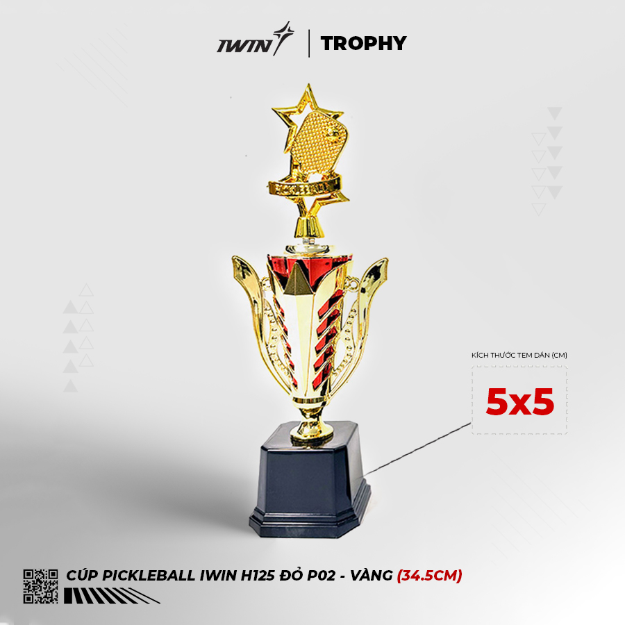 Cúp iWin H125 P02 Đỏ